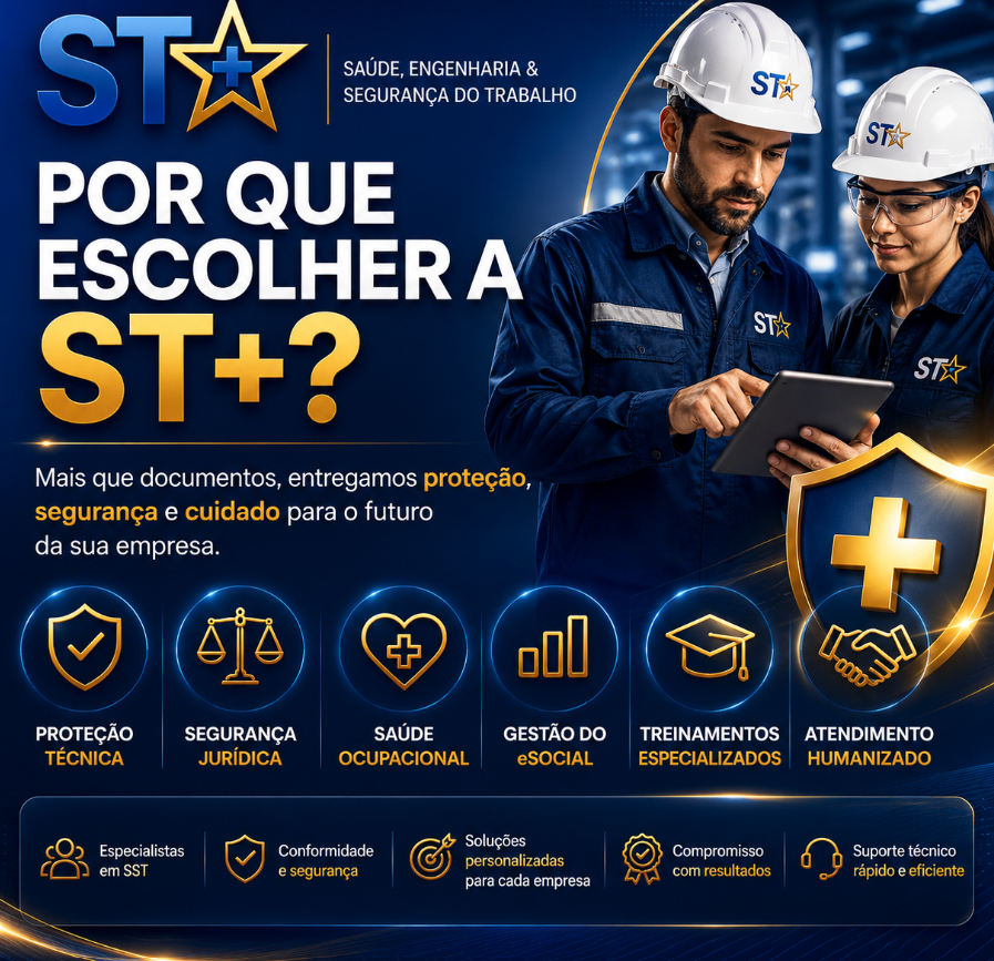 Por que escolher a ST+